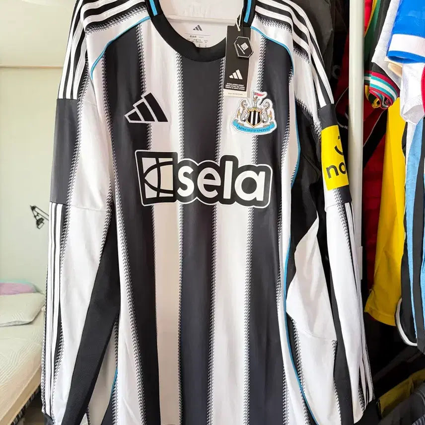 [BUNJANG] Newcastle United 2025/26 Home Long Sleeve Jersey 3XL / 새상품) 뉴캐슬 2025/26 홈 롱슬리브 저지 3XL