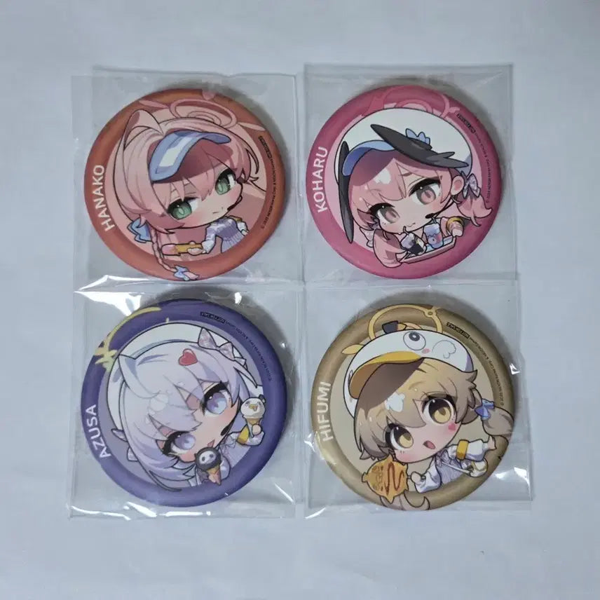 [BUNJANG] Blue Archive AGF 2025 Hakusan Booth Supplementary Lesson Club Special Can Badge Set / 블루아카이브 AGF2025 학산 콜라보  보충수업부 특전 캔뱃지