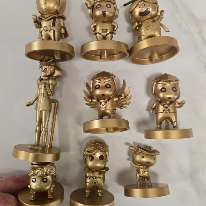 [BUNJANG] Crayon Shin-chan Power Rangers Hidden Figure Set (9 Types) / 짱구 파워레인저 히든 피규어 9종 세트