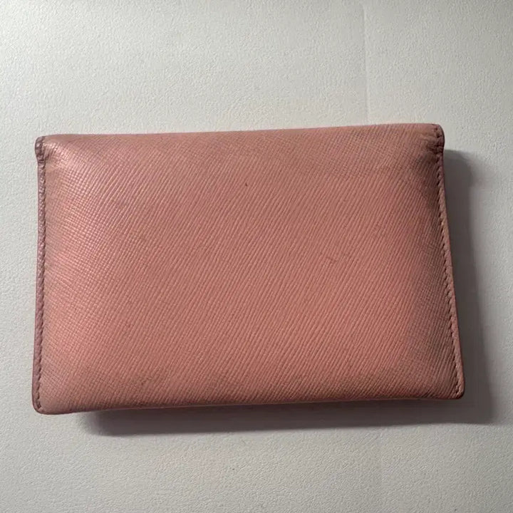 [BUNJANG] Prada Wallet and Cardholder Set Pink / 프라다 지갑+카드지갑 세트 핑크