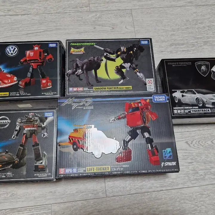 [BUNJANG] Masterpiece MP Bumblebee, Sideswipe, Cliffjumper, Cheetor Set / 트랜스포머 마스터피스 MP 범블비 사이드스와이프 클리프점퍼 치토
