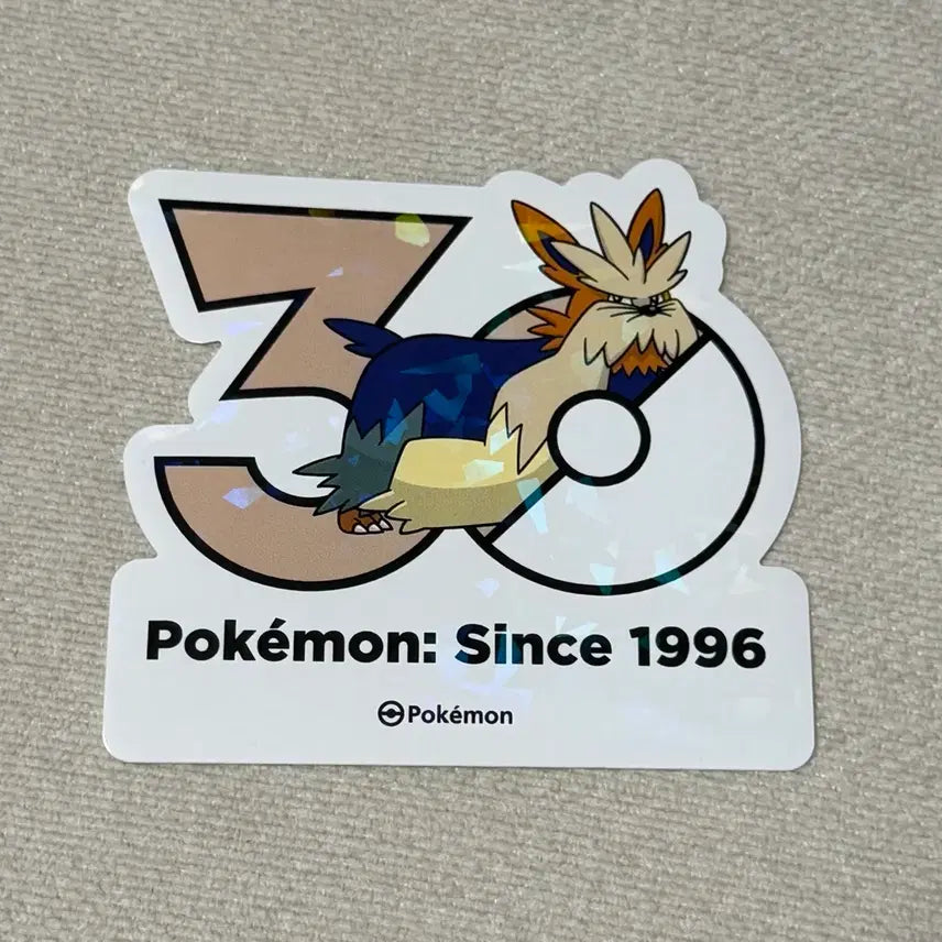 [BUNJANG] Pokemon 30th Anniversary Logo Sticker Pack / 포켓몬 30주년 로고 스티커 바랜드
