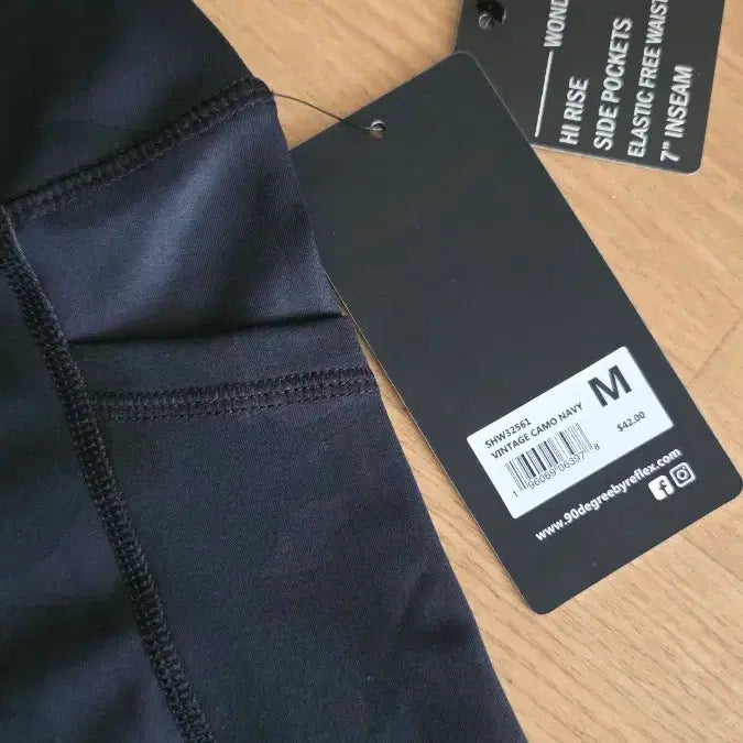 [BUNJANG] 90 Degrees Biker Shorts M Black Camouflage / 90디그리 바이커쇼츠 M