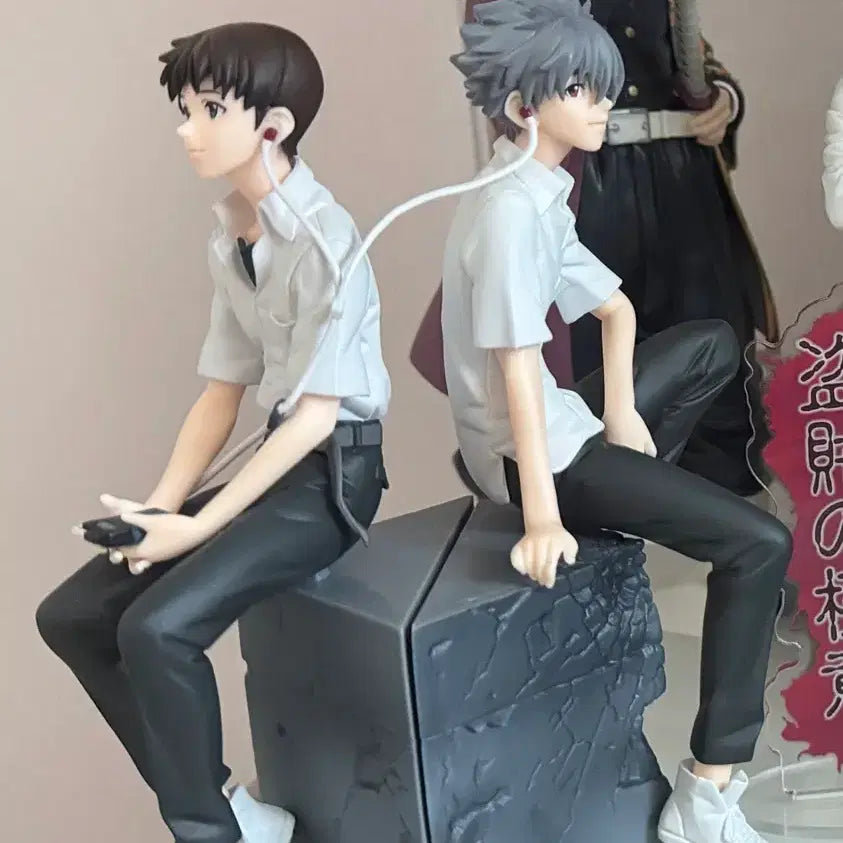 [BUNJANG] Neon Genesis Evangelion Shinji &amp; Kaworu Figure Set / 신세기 에반게리온 신지 카오루 피규어 판매
