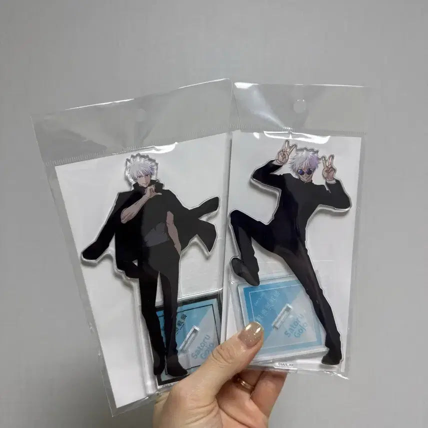 [BUNJANG] Jujutsu Kaisen Exhibition Gojo Satoru Acrylic Stand (Sealed) / 주술회전 전시회 고죠 사토루 시부야사변 외 아크릴 2종 일괄