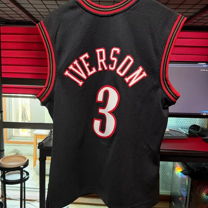 [BUNJANG] Mitchell &amp; Ness Allen Iverson 2000-01 Philadelphia 76ers Swingman Jersey (L) / (새상품) 미첼앤네스 앨런 아이버슨 2000-01 저지 (L)