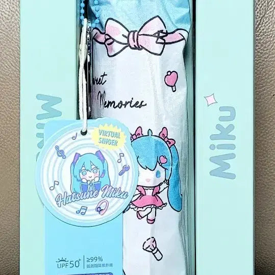 [BUNJANG] Hatsune Miku Folding Umbrella/Parasol (Sealed New) / 하츠네 미쿠 굿즈 접이식 우산/양산 (미개봉새상품)
