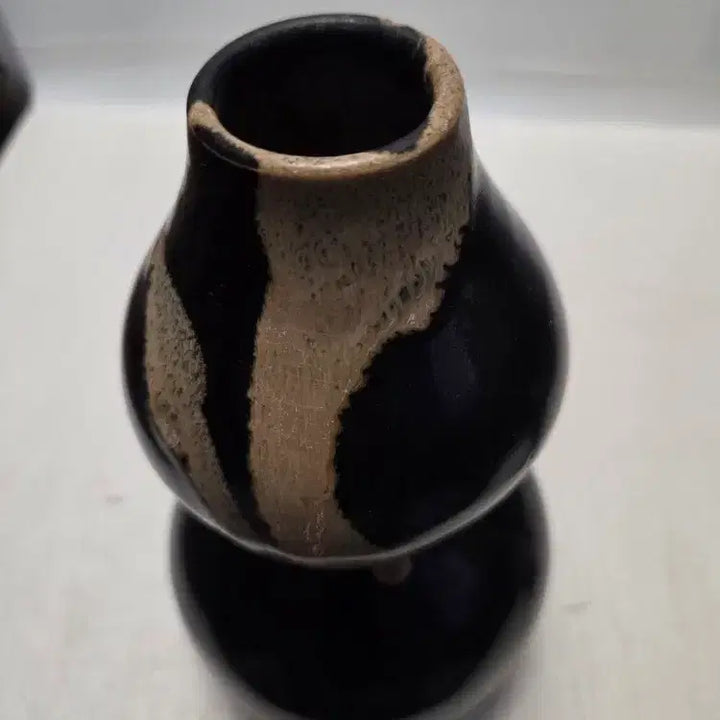 [BUNJANG] Song Dynasty Black Glazed Rare Gourd Vase / 송대 흑유 희귀 호리병 높이24cm 무게828g 할인중 무료배송
