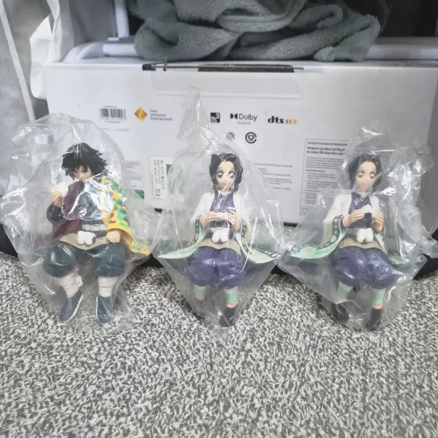 [BUNJANG] Demon Slayer 3-Figure Bundle Set / 귀멸의칼날 피규어3종 일괄판매