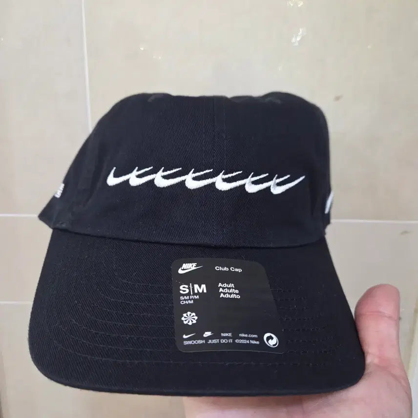 [BUNJANG] Nike x BTS Club Cap Hat Black S/M / 나이키 x BTS 클럽캡 모자 블랙 S/M 새상품