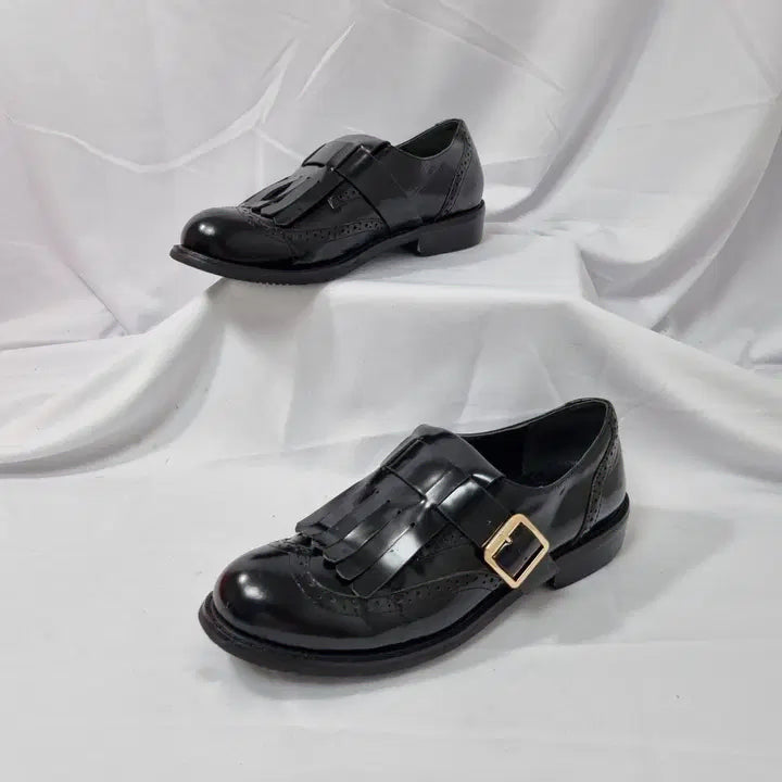 [BUNJANG] SUECOMMA BONNIE Tidy Kiltie Monk Strap Loafers / 두하빈티지 380/245 슈콤마보니 타이디 킬티 몽크스트랩 로퍼