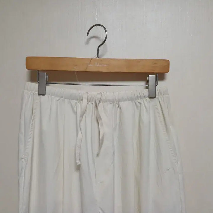 [BUNJANG] HANE Summer Wide Pants Cream M / 무신사 HANE 하네 여름 와이드 팬츠 M 새상품