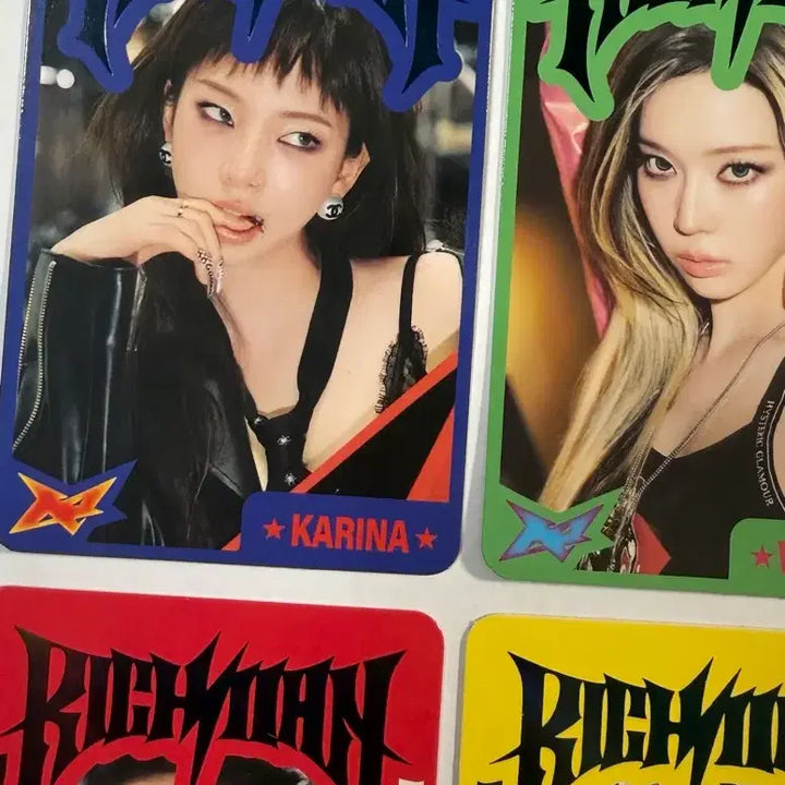 [BUNJANG] Aespa Richman Photocard Set Ver.2 / (새상품) 에스파 Richman 포토카드 4종 풀세트 ver.2