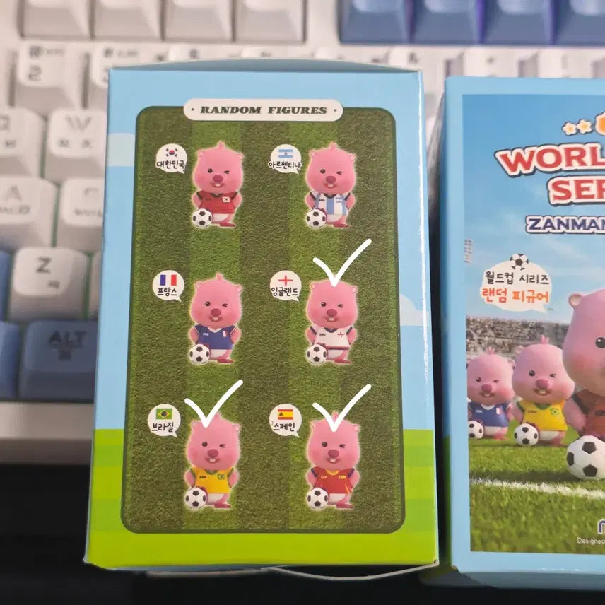 [BUNJANG] Zanmang Luffy World Cup Series Random Figure / 잔망 루피 월드컵 시리즈 랜덤 피규어