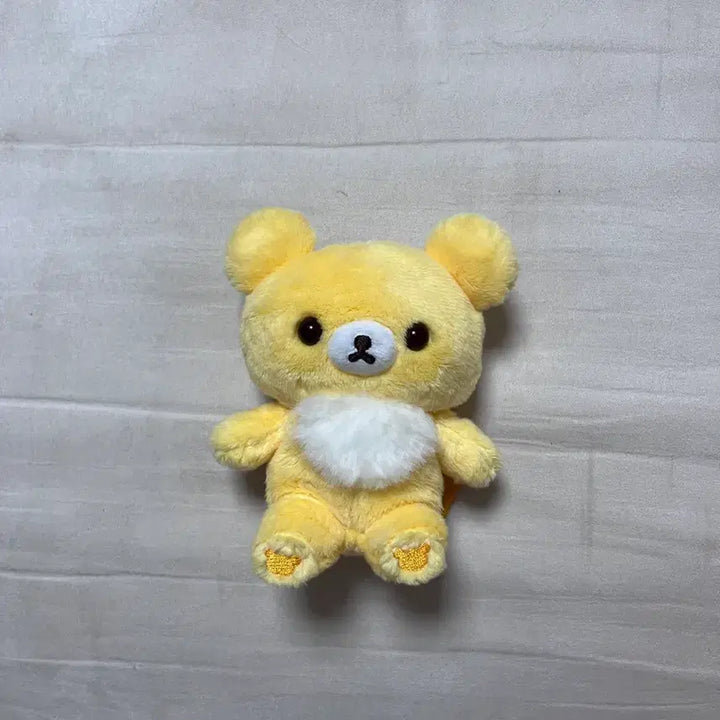 [BUNJANG] San-X Koguma 10th Anniversary Mako Cheese Koguma Yellow Koguma Plush / 산엑스 코구마 10주년 마코 치즈 코구마 노란코구마 택제거 새상품