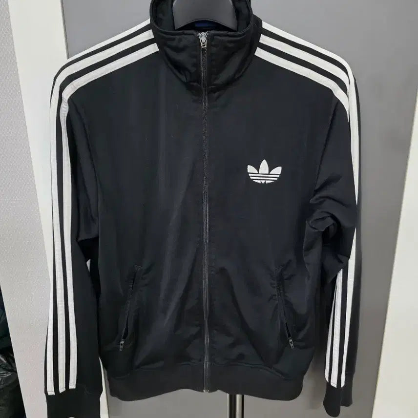 [BUNJANG] Adidas Firebird Track Jacket White/Black Size 100 / 아디다스 파이어버드 져지 흰검 100사이즈