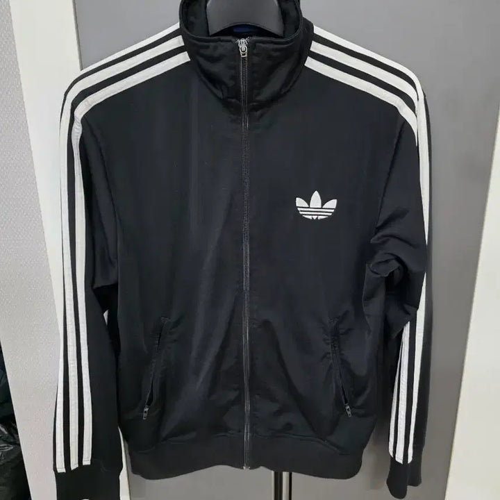 [BUNJANG] Adidas Firebird Track Jacket White/Black Size 100 / 아디다스 파이어버드 져지 흰검 100사이즈