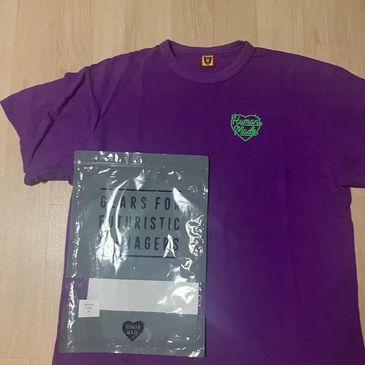 [BUNJANG] Human Made Color T-Shirt Purple / 휴먼 메이드 컬러 티셔츠 퍼플