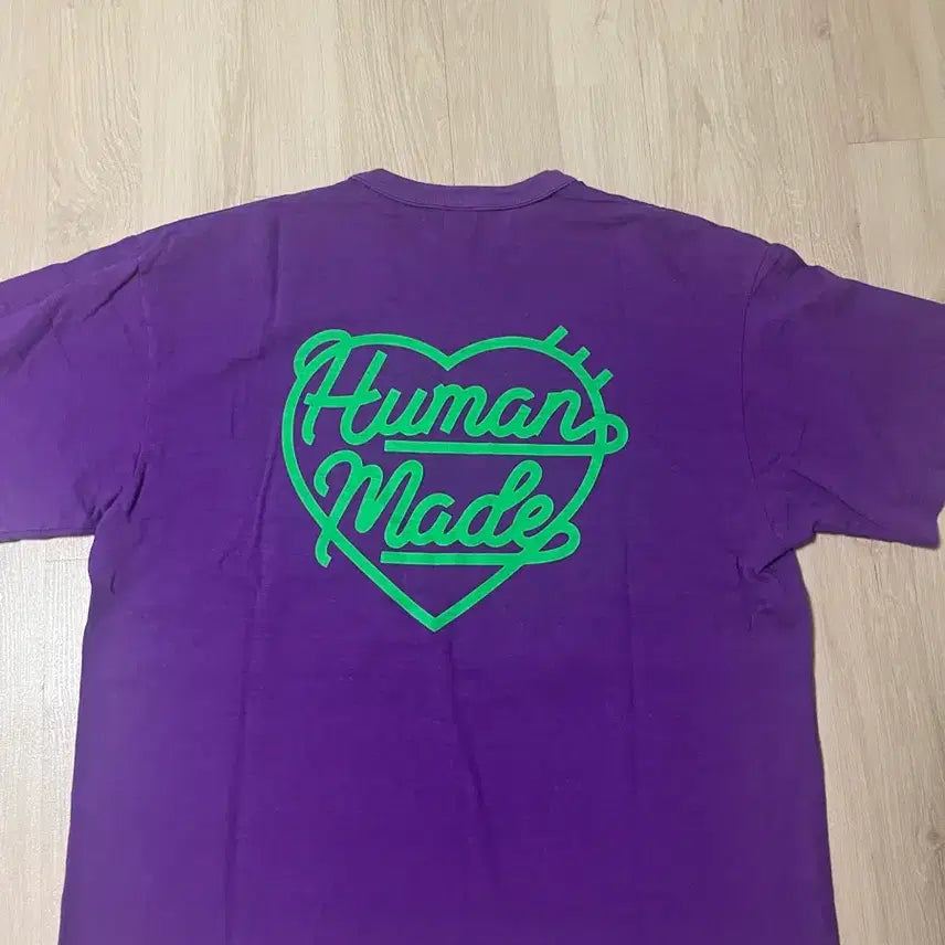 [BUNJANG] Human Made Color T-Shirt Purple / 휴먼 메이드 컬러 티셔츠 퍼플