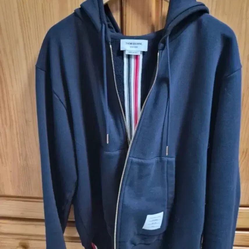 [BUNJANG] Thom Browne Back Tricolor Stripe Hoodie Zip-up / [4] 톰브라운 백삼선 후드집업