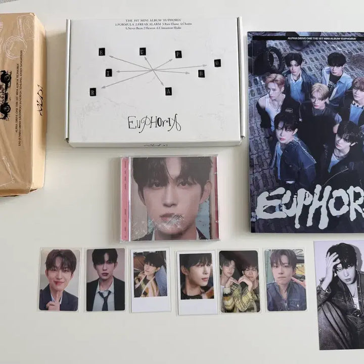 [BUNJANG] Alphadrive1 Euphoria Kim Geonwoo Jewel Album Set / 알파드라이브원 단순개봉앨범 일괄 김건우 구성