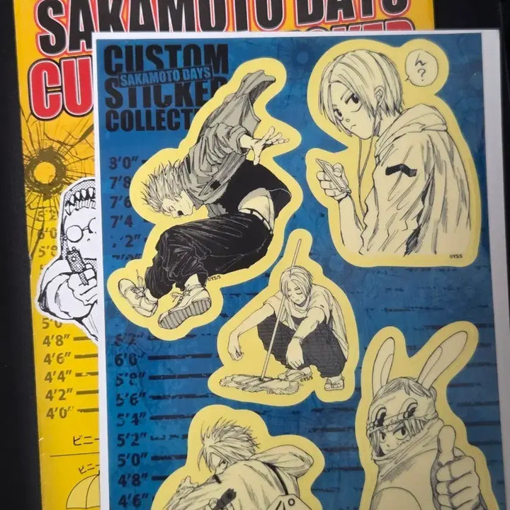 [BUNJANG] Sakamo Days Shin Custom Stickers (Set of 6) / 사카모토데이즈 신 커스텀 스티커