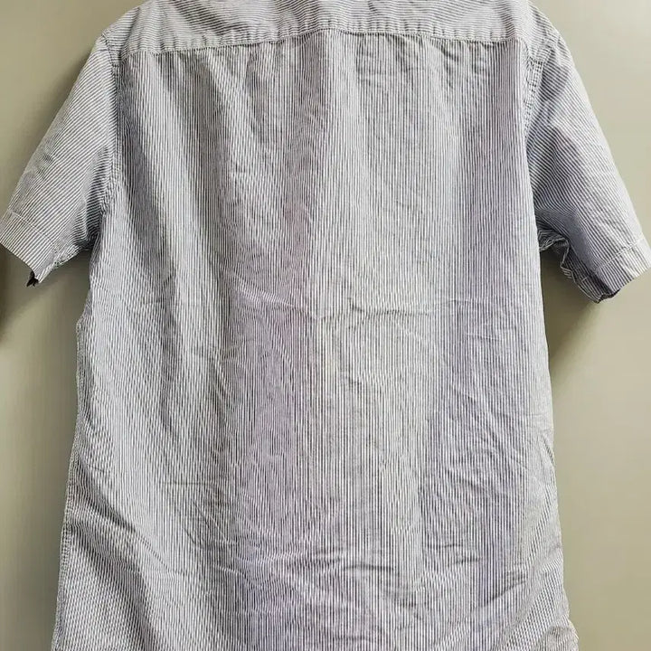 [SOLD OUT] 빈폴 셔츠 블루 스트라이프 반팔