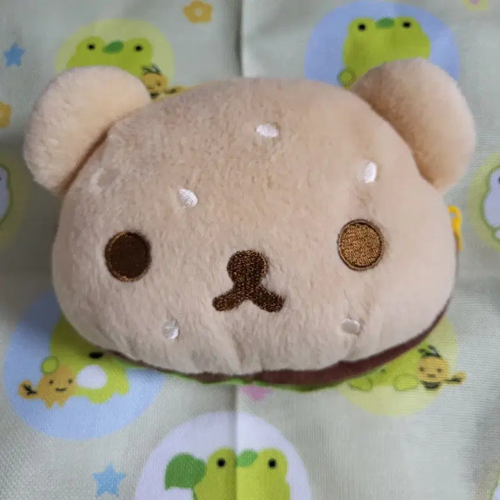 [BUNJANG] San-X Rilakkuma Classic Hamburger Pouch / 고전 산엑스 리락쿠마 햄버거 파우치