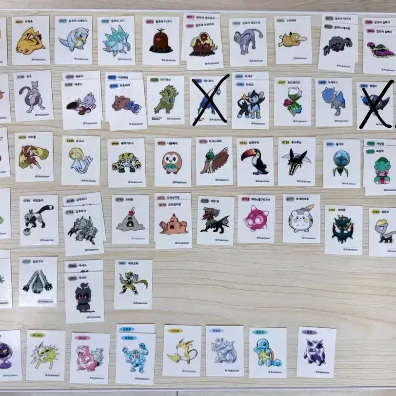 [BUNJANG] Pokemon Sticker Collection / 포켓몬 띠부씰 판매합니다
