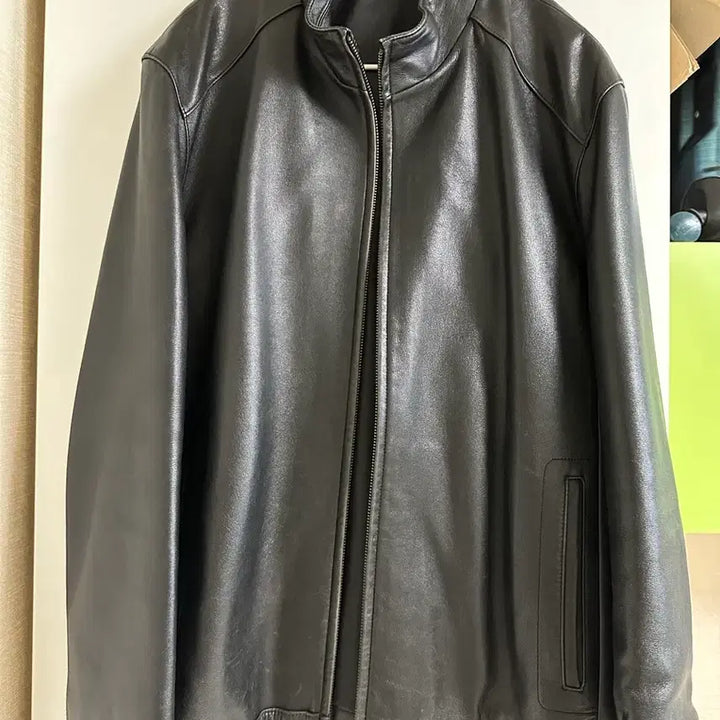 [BUNJANG] Genuine Lambskin Leather Jacket / 양가죽 레더자켓 판매합니다