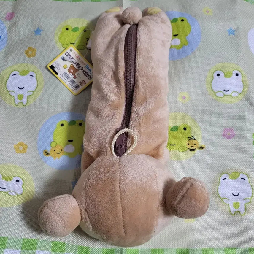 [BUNJANG] San-X Rilakkuma 2006 Classic Lying Down Pencil Case Plush Pouch / 정품 고전 엎드린 리락쿠마 필통 인형 파우치