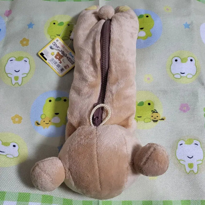 [BUNJANG] San-X Rilakkuma 2006 Classic Lying Down Pencil Case Plush Pouch / 정품 고전 엎드린 리락쿠마 필통 인형 파우치