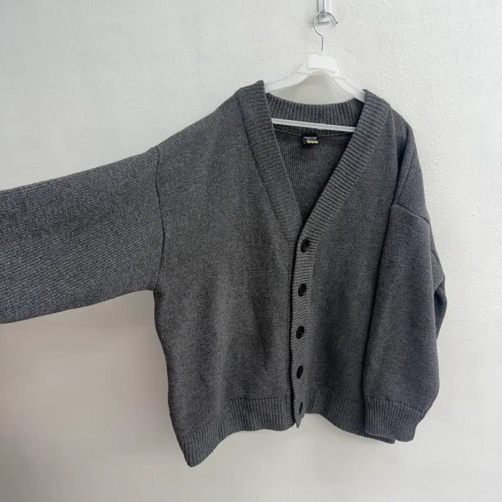 [BUNJANG] Compagno Heavyweight Oversized Gray Cardigan XXL / 꼼파뇨 헤비웨이트 오버핏 그레이 가디건 XXL