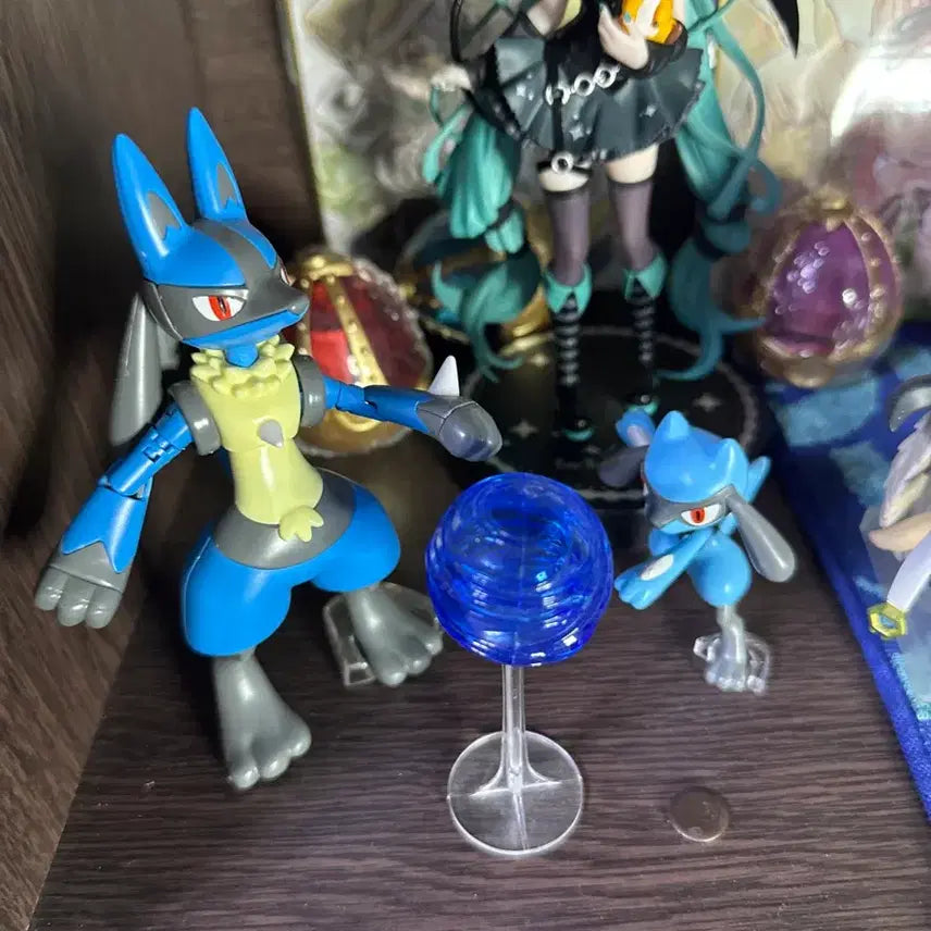 [BUNJANG] Pokemon Lucario Plastic Model Kit - Assembled / 포켓몬 루카리오 프라모델 완성품