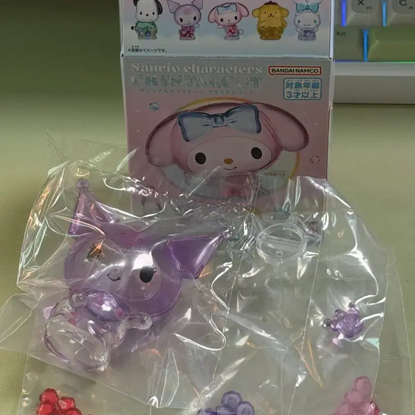 [BUNJANG] Sanrio Crystal Coat Series Kuromi Figure / 산리오 크리스탈 코트 피규어 쿠로미