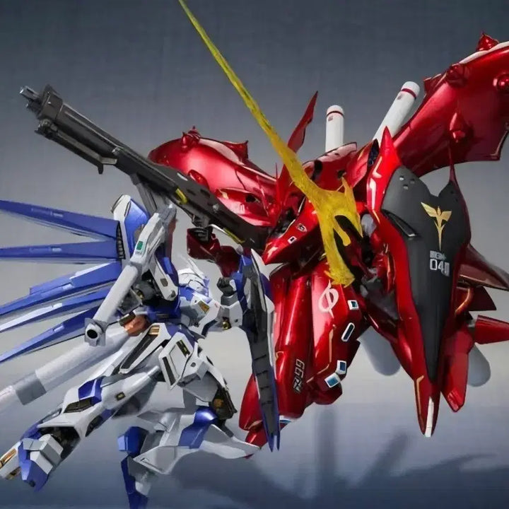 [BUNJANG] Metal Robot Spirits Nightingale Char Custom + Hi-Nu Amuro Custom / 메탈로봇혼 나이팅게일 샤아+아무로컬러 하이뉴 개봉 미전시