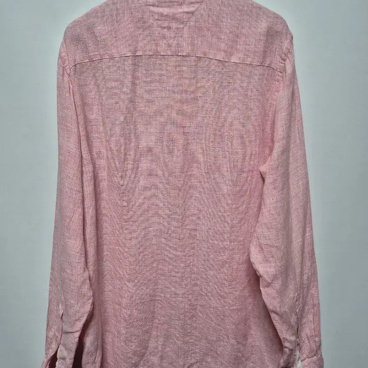 [BUNJANG] Tommy Hilfiger Pink Linen Shirt S / 타미힐피거 핑크 린넨 셔츠 S