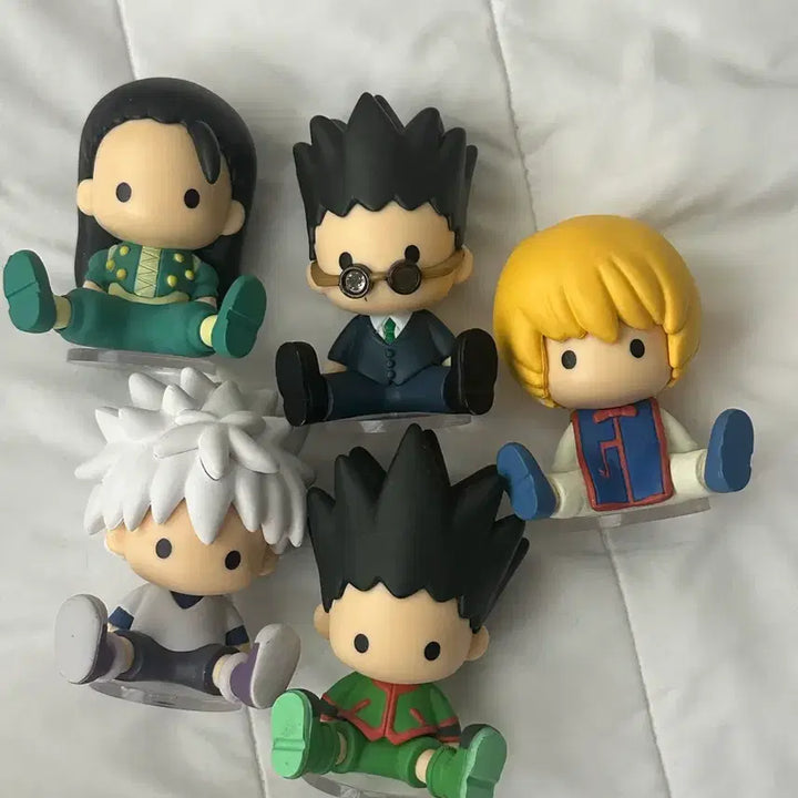 [BUNJANG] Hunter x Hunter P.E.T.D.O.L. Figure Set 1 (5 Types) / 헌터헌터 페타돌 피규어 1탄 5종 (키르아곤크라피카레오리오이르미)