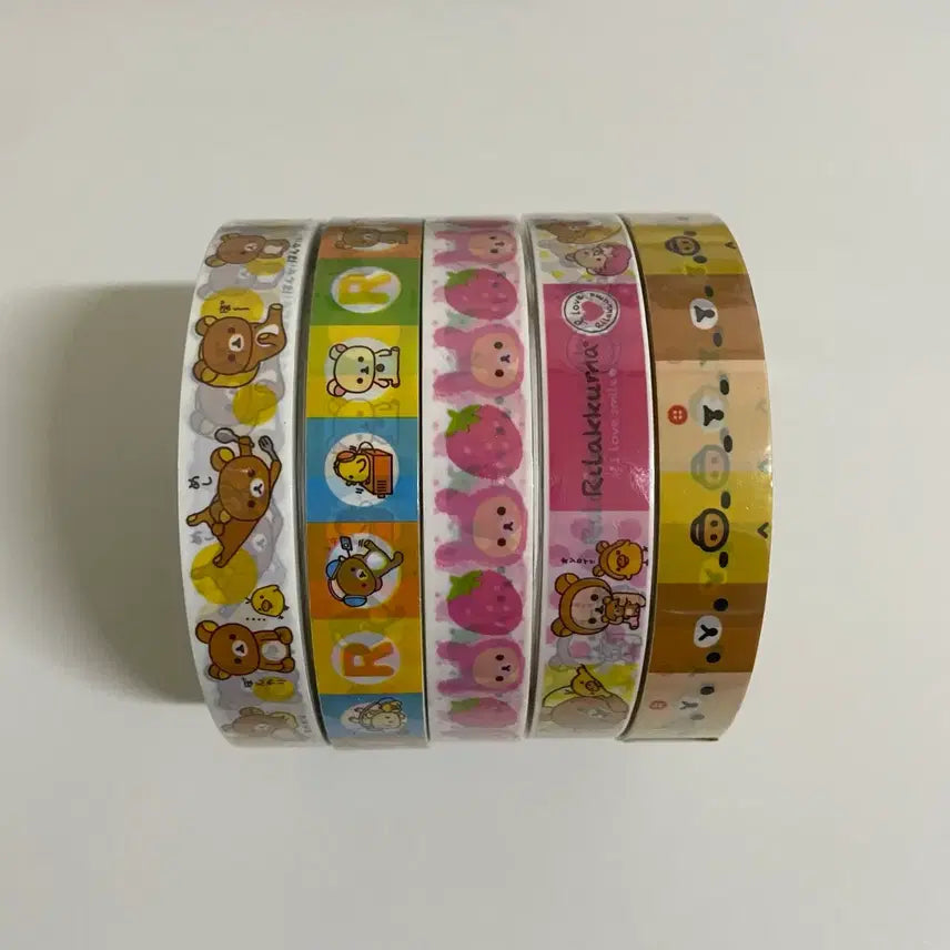[SOLD OUT] 고전 리락쿠마 디자인 테이프 일괄