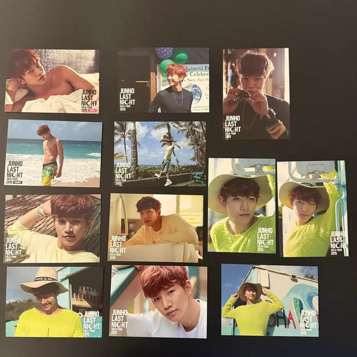 [BUNJANG] 2PM Junho Last Night Tokyo Nagoya Limited Trading Cards Bundle Set / [12장 일괄] 이준호 라스트나잇 도쿄 나고야 한정 트레카 랜덤포토