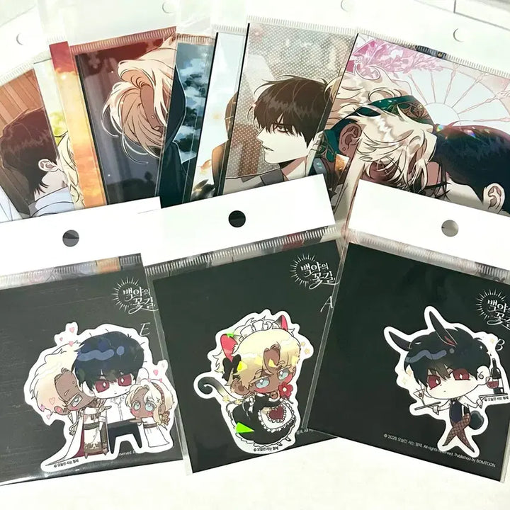 [BUNJANG] Rebom Baekya Flower Path Photo Sticker Set Sealed Bundle Set / 레봄 백야의 꽃길 인화사진 스티커 미개봉 일괄