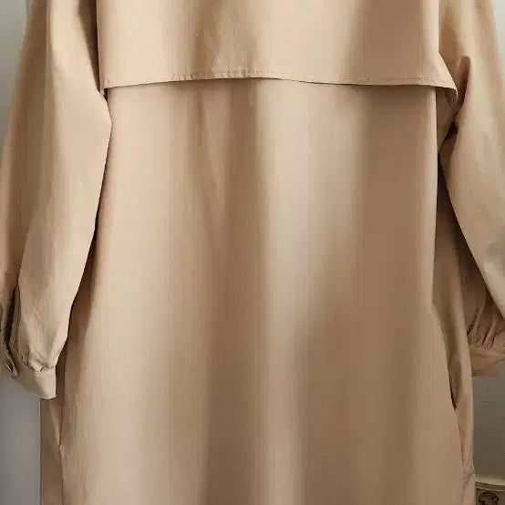 [BUNJANG] Code:z Combined Beige Long Shirt Dress / 코데즈컴바인 원피스