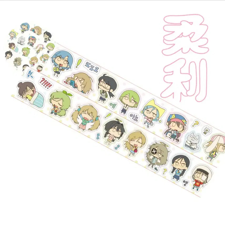 [BUNJANG] Glass Kiss-cut Sticker Set (2 Designs) / 유리 키스컷 2종 세트띵