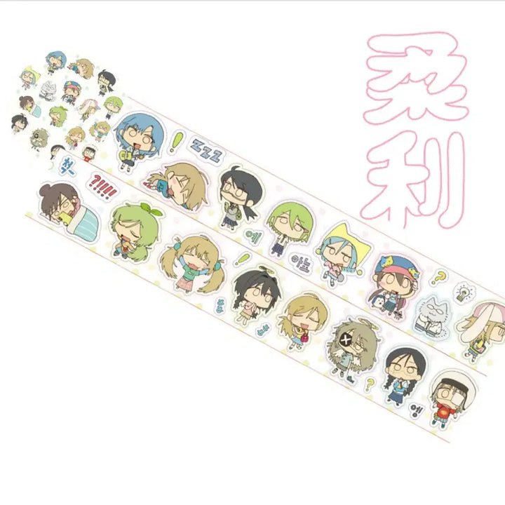 [BUNJANG] Glass Kiss-cut Sticker Set (2 Designs) / 유리 키스컷 2종 세트띵