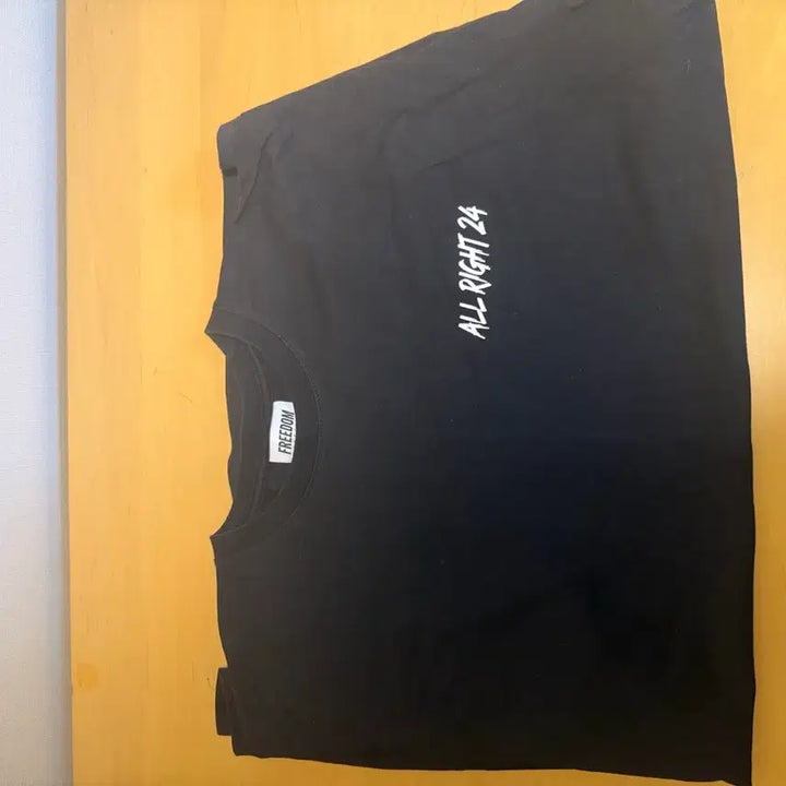 [BUNJANG] Freedom All Night Black Short Sleeve T-Shirt XL / 프리덤 올라잇 블랙 반팔 xl