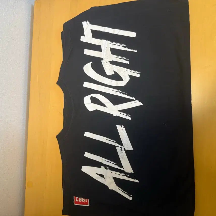 [BUNJANG] Freedom All Night Black Short Sleeve T-Shirt XL / 프리덤 올라잇 블랙 반팔 xl