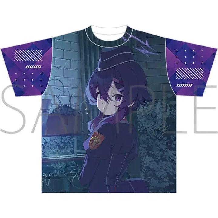 [BUNJANG] Blue Archive Official Goods Akihabara Full Graphic T-Shirt - Haruka / 블루 아카이브 공식 정품 굿즈 아키하바라 풀 그래픽 티셔츠 - 하루카