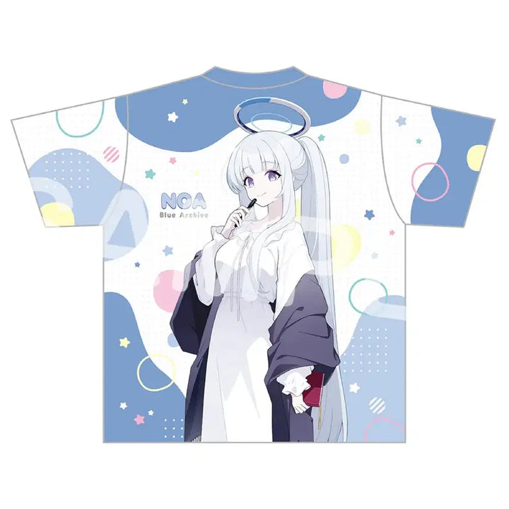 [BUNJANG] Blue Archive Official Akihabara Full Graphic T-Shirt - Noah / 블루 아카이브 공식 정품 굿즈 아키하바라 풀 그래픽 티셔츠 - 노아