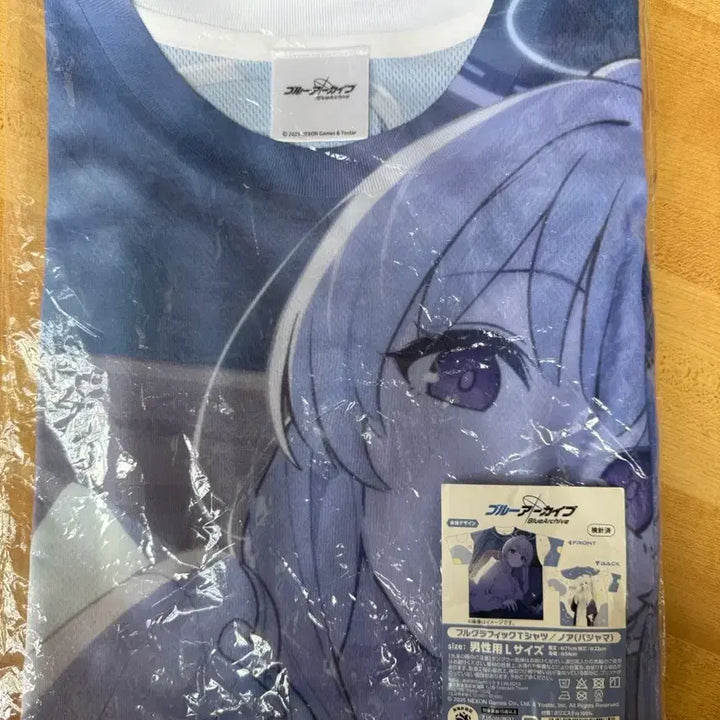 [BUNJANG] Blue Archive Official Akihabara Full Graphic T-Shirt - Noah / 블루 아카이브 공식 정품 굿즈 아키하바라 풀 그래픽 티셔츠 - 노아