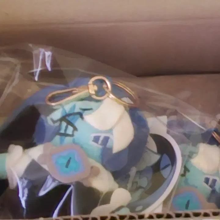 [BUNJANG] Cookie Run Kingdom Shadow Milk Plush Keychain / 쿠키런 킹덤 쉐도우 밀크 인형 키링 1개